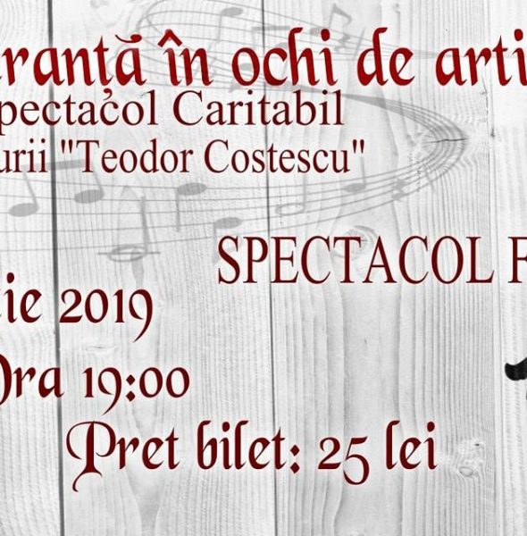 Spectacol caritabil ”Speranță în ochi de artist”