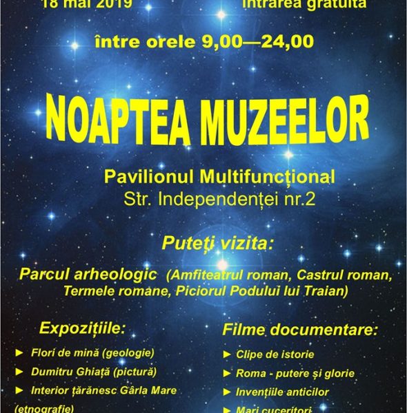Noaptea Muzeelor la Drobeta Turnu Severin
